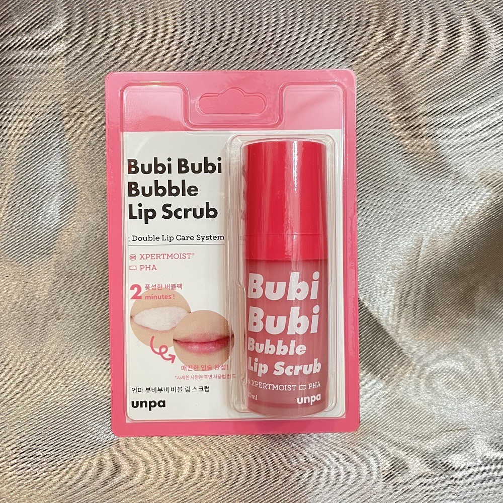 Tẩy Tế Bào Chết Môi Bubi Bubi Lip Hàn Quốc Tẩy Tế Bào Chết Môi Sủi Bọt 10ML