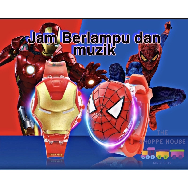 Đồng hồ trẻ em chiếu đèn phát nhạc thiết kế hoạt hình đa dạng 18 kiểu tùy chọn