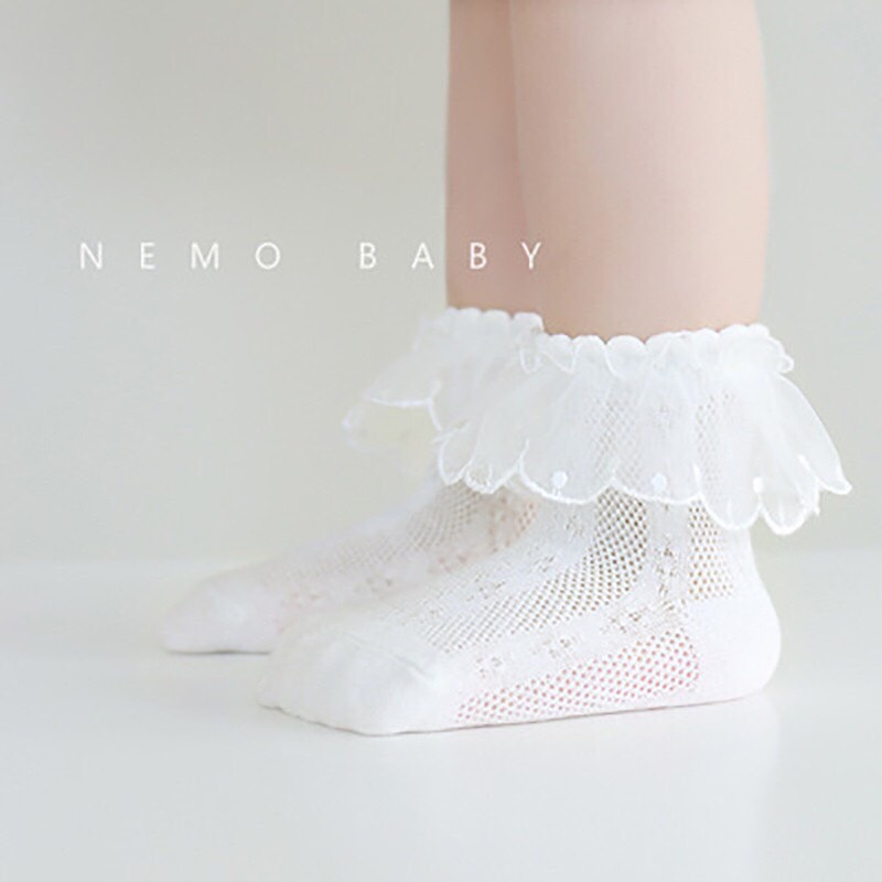 Tất ren công chúa Nemo Baby xuất Hàn cho bé 6 tháng - 4 tuổi