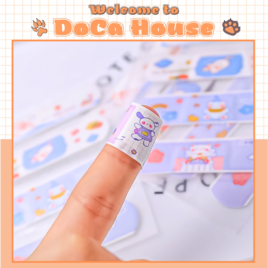 Hộp 20 miếng urgo/băng dán cá nhân theo chủ đề đáng yêu - DOCA