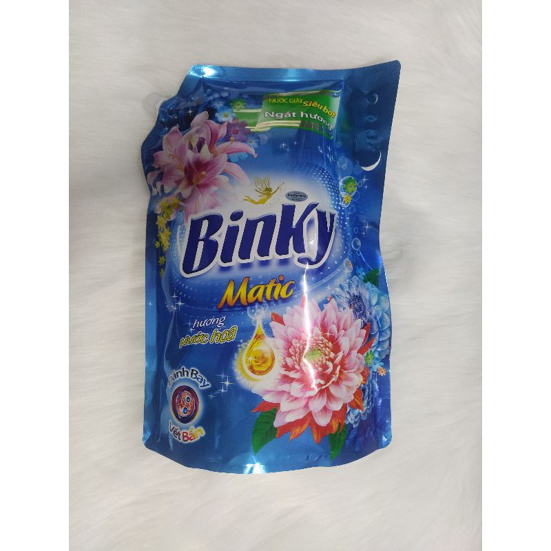 Nước giặt Binky hương nước hoa túi 2,4Kg (2,3 lít)