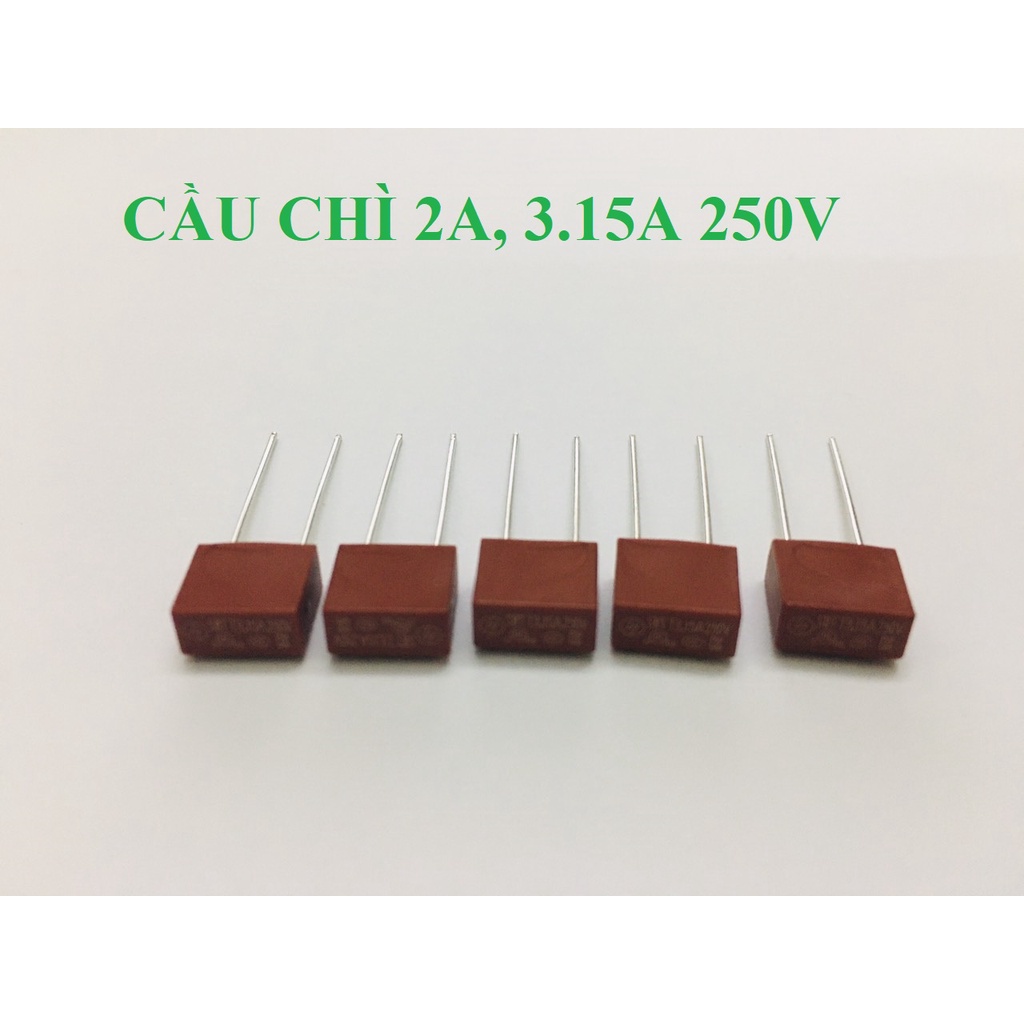 Cầu chì hộp 3.15A, 2A 250V 8.5x4mm