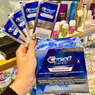 Miếng dán trắng răng Cresst 3D White Mỹ