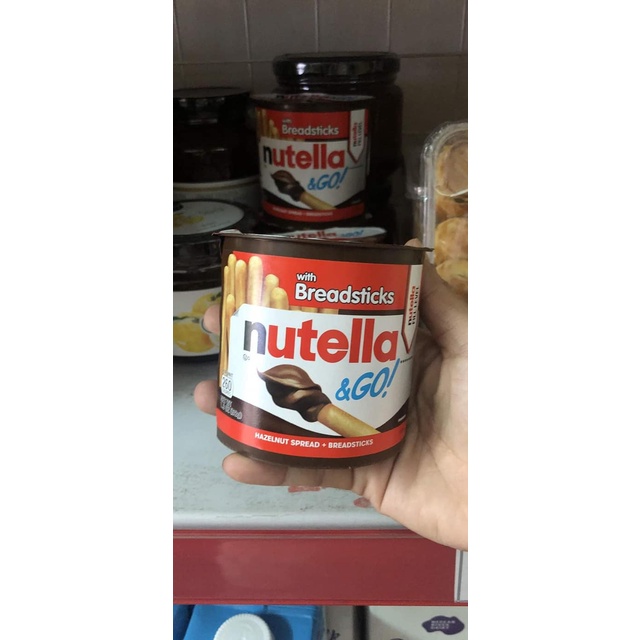 Bánh Que Chấm Sốt Chocolate Nutella And Go
