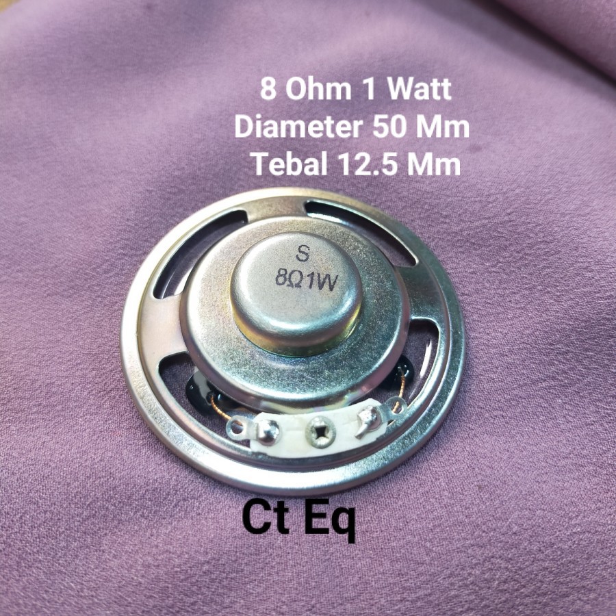 Loa 8 Ohm 1 Watt Đường Kính 50 mm Dày 12.5 mm 8r 1w Chất Lượng Cao