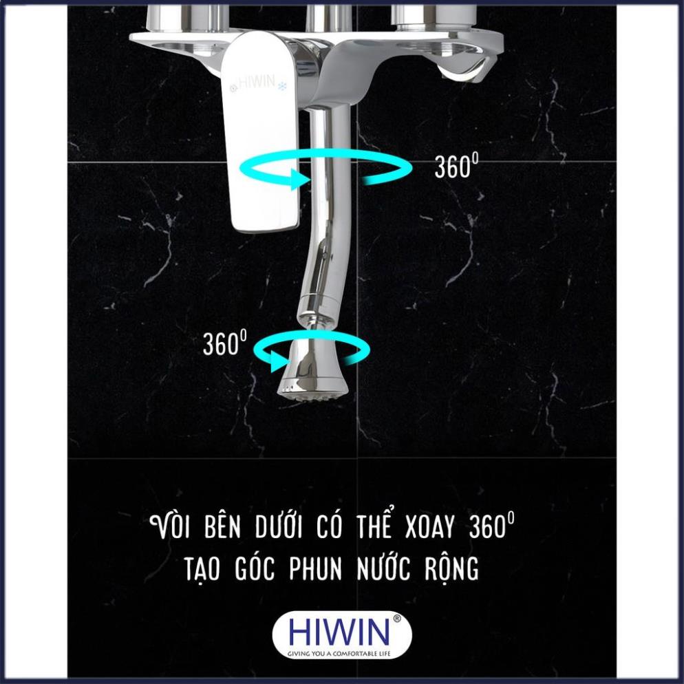 Vòi hoa sen, sen tắm  nóng lạnh tích hợp 3 đầu vòi cao cấp HIWIN KF-122