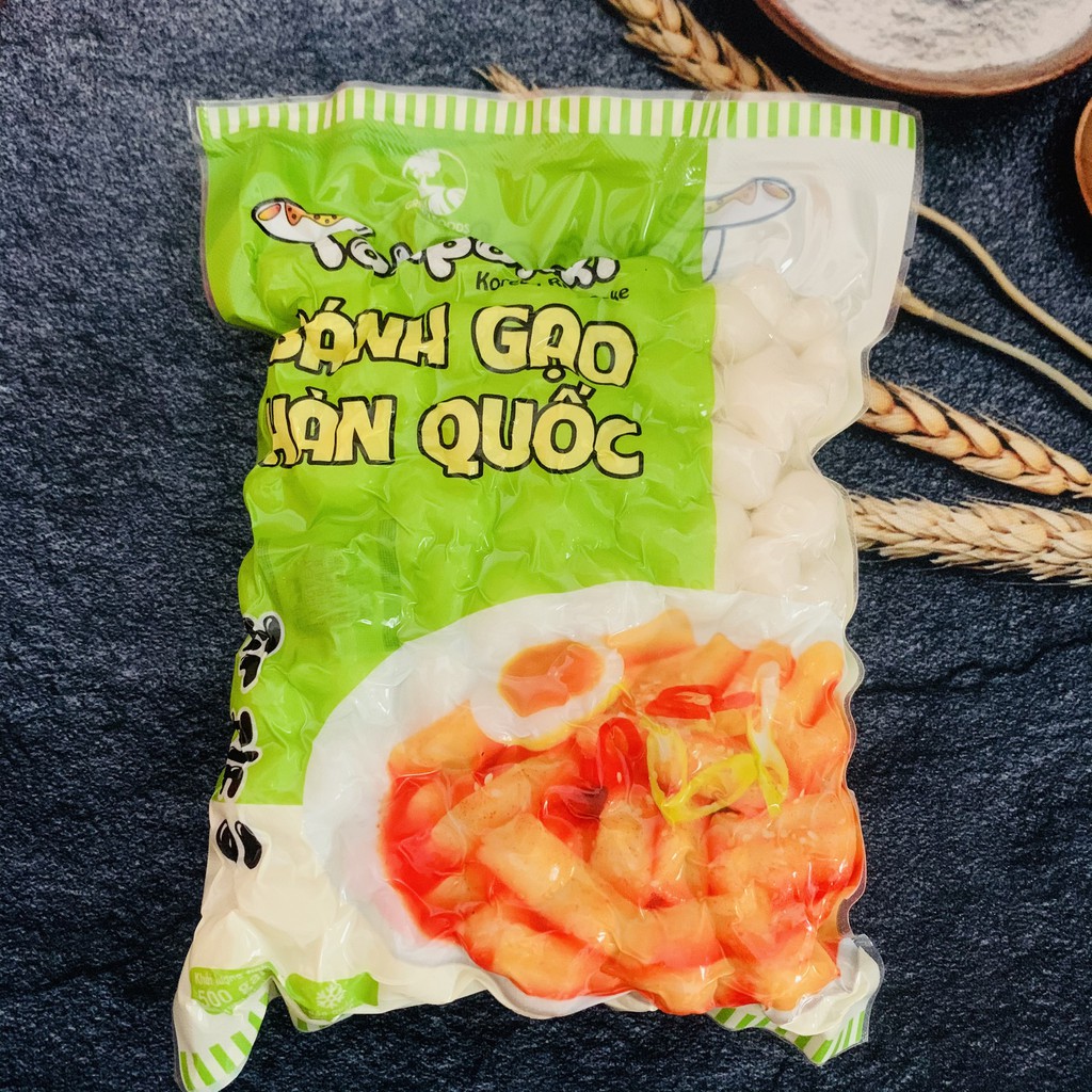 Tokbokki hình sao hoa tim cute 500G