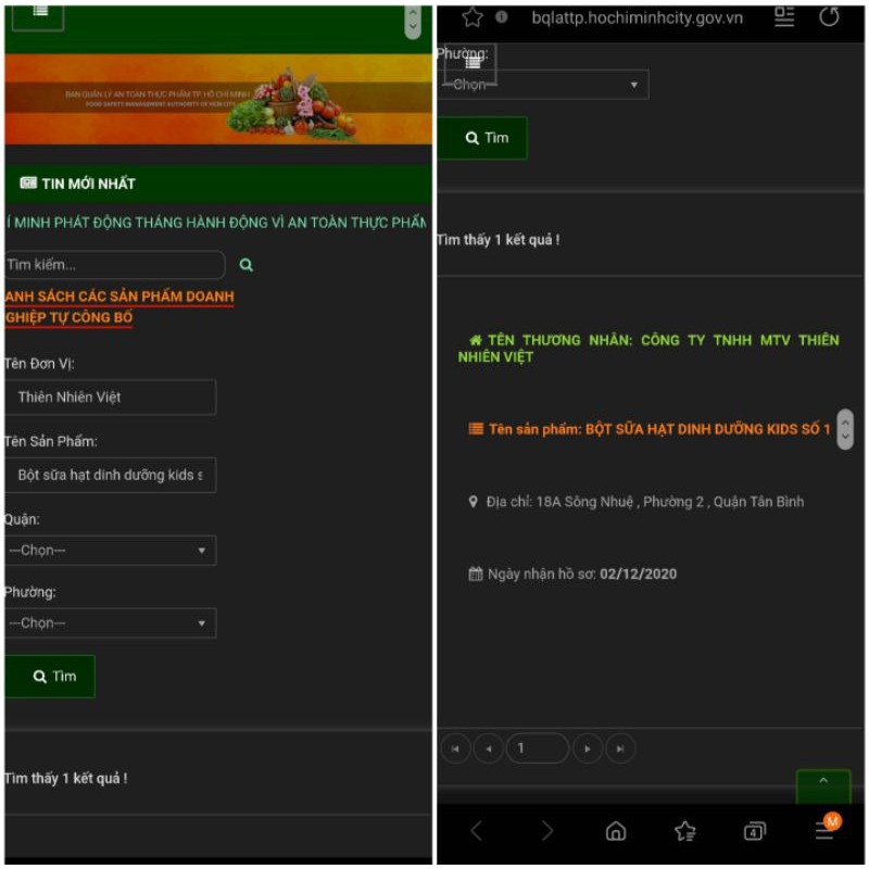 Bột Sữa Hạt Dinh Dưỡng Công Nghệ Singapore