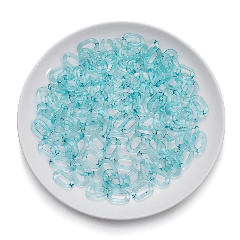 Set 50/100 khóa trong suốt ST.KUNKKA hình chữ U làm khẩu trang DIY