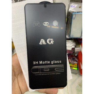 Kính cường lực Samsung A20/A30, A50/A50S, A51, A71,A21S nhám full màn hình cty