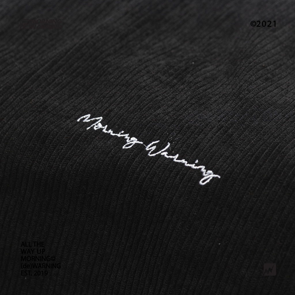 Quần Corduroy - Đen