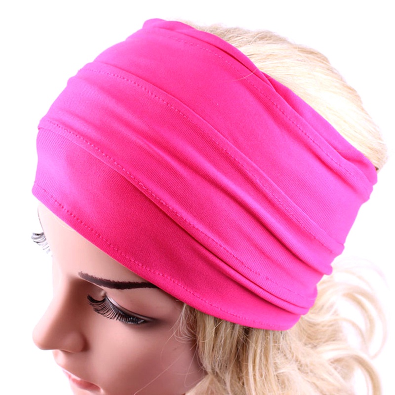 Băng Đô Cài Tóc Co Giãn Mềm Mại Dành Cho Nữ Tập Yoga