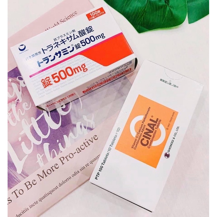 Viên uống Vitamin C TRẮNG DA, MỜ NÁM Cinal C Nhật Bản 100v   Nhật Bản