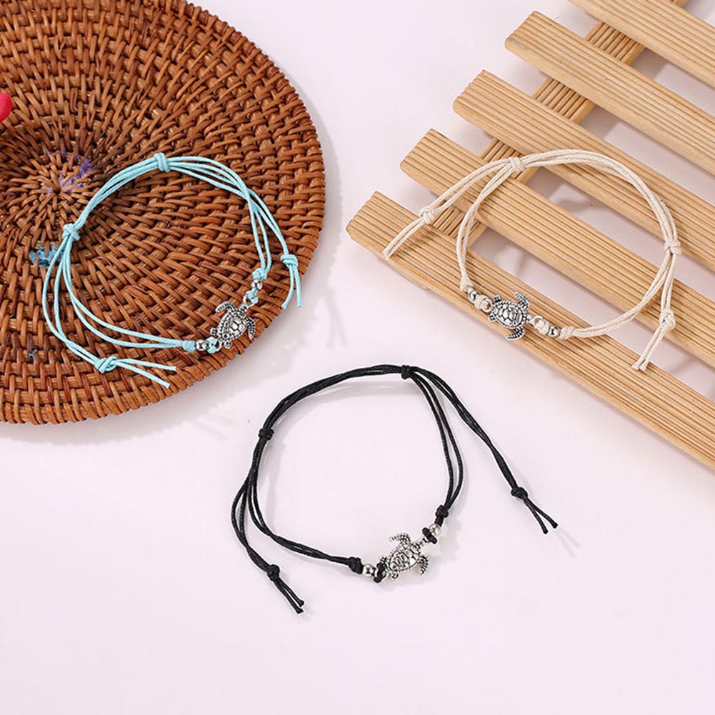 Lắc Chân Handmade Hình Rùa Xinh Xắn Cho Nữ