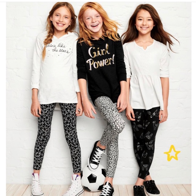 Quần leggings Carters xuất xịn (set 4 chiếc)