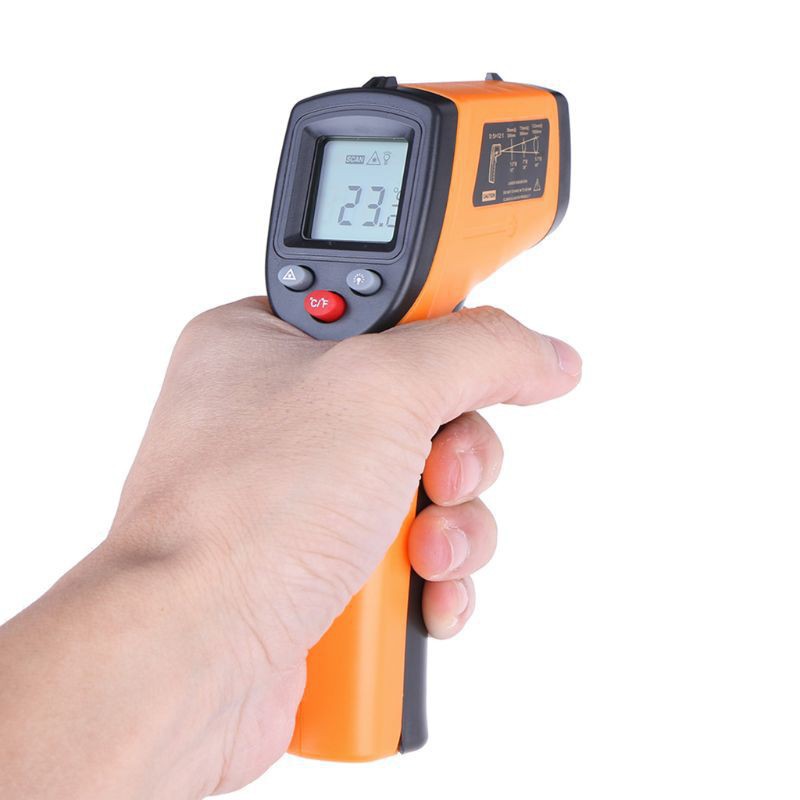 Súng đo nhiệt độ bằng tia hồng ngoại không tiếp xúc GM320 -50~380 độ