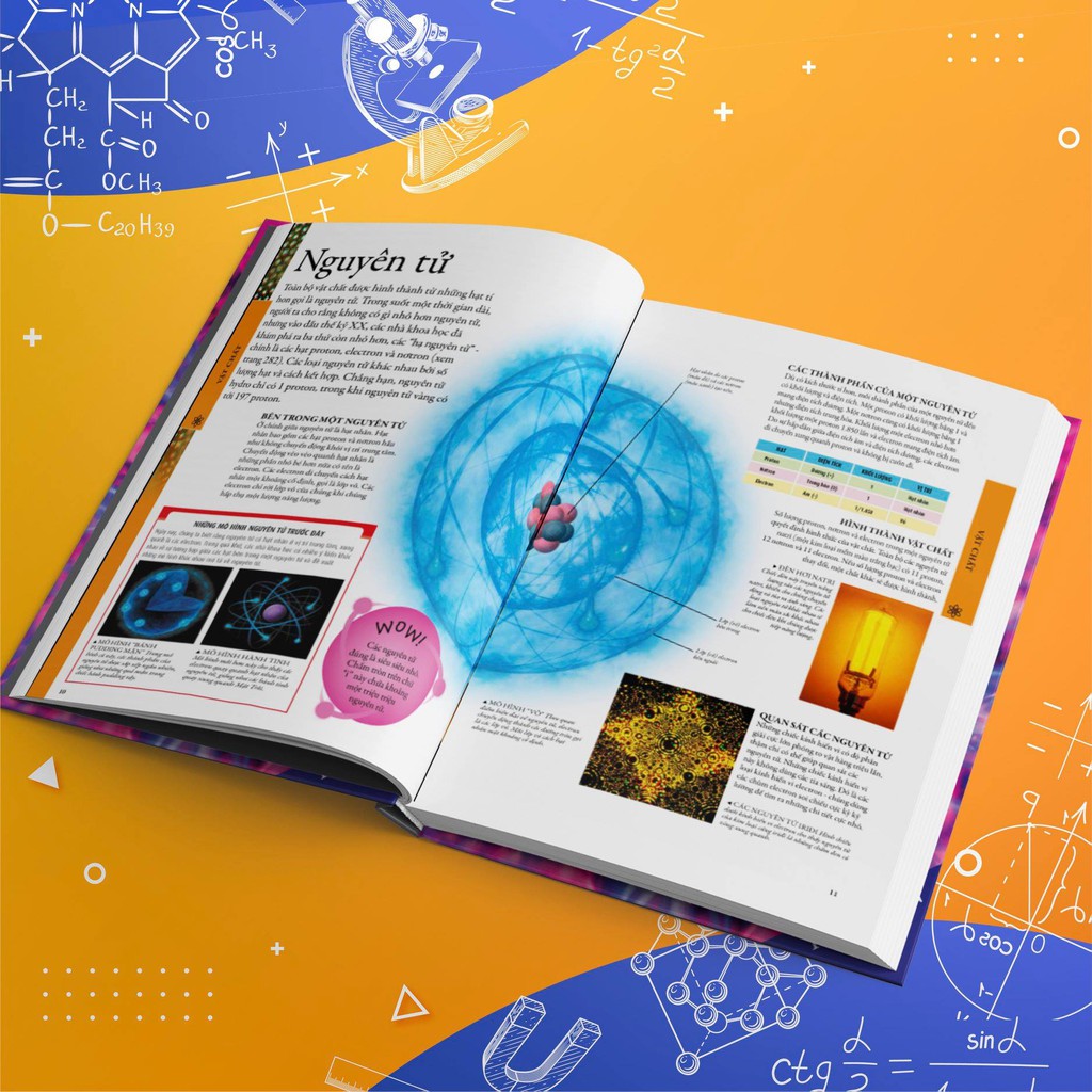 Sách Bách Khoa Toàn Thư bằng khoa học và Không Gian, Đá Quý Khoáng Sản, Bảng Tuần Hoàn Hóa Học