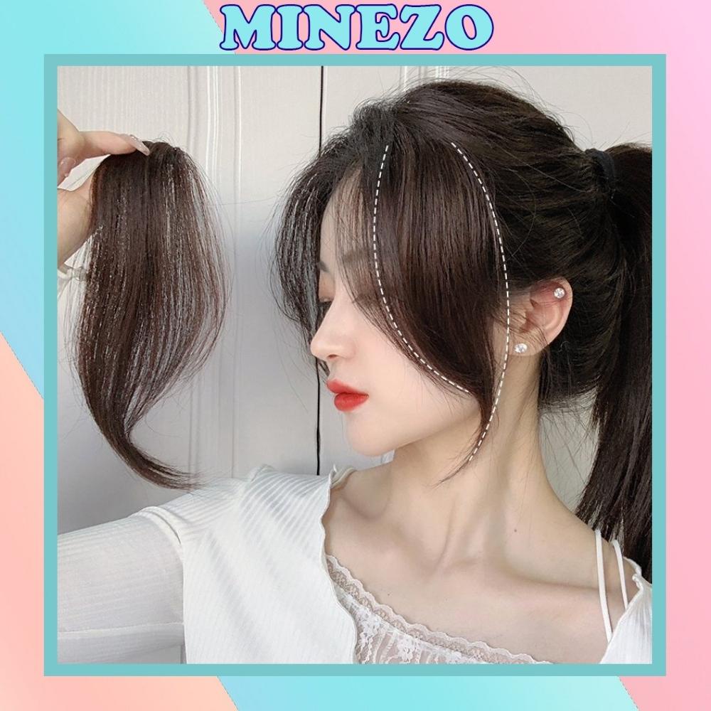 Tóc mái giả Minezo kẹp mái giả bay sang chảnh mềm mượt TG21