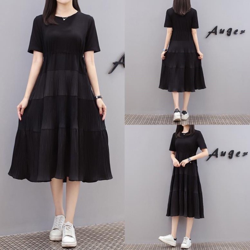 Váy bầu cotton pha von cao cấp hàng loại 1☘️đầm bầu freesize 43~67kg tkutrang