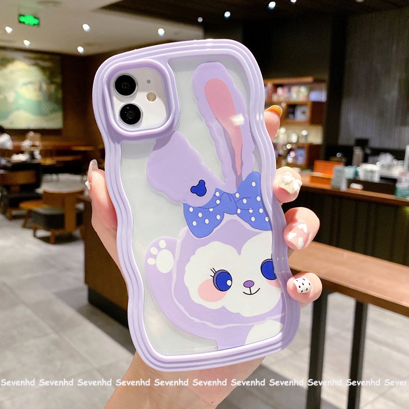 Ốp Điện Thoại Họa Tiết Chú Thỏ Và Ngôi Sao 2 Trong 1 Cho iPhone 13 12 11 Pro Max SE2020 X XR XS Max 8 7 Plus