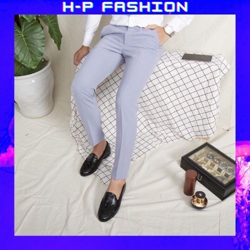 Quần Tây Nam Đen  𝐅𝐑𝐄𝐄 𝐒𝐇𝐈𝐏  Quần Tây Nam Đẹp Vải Co Giãn Hàng Quảng Châu Thời Trang Hpfashion - Qtaunhp03