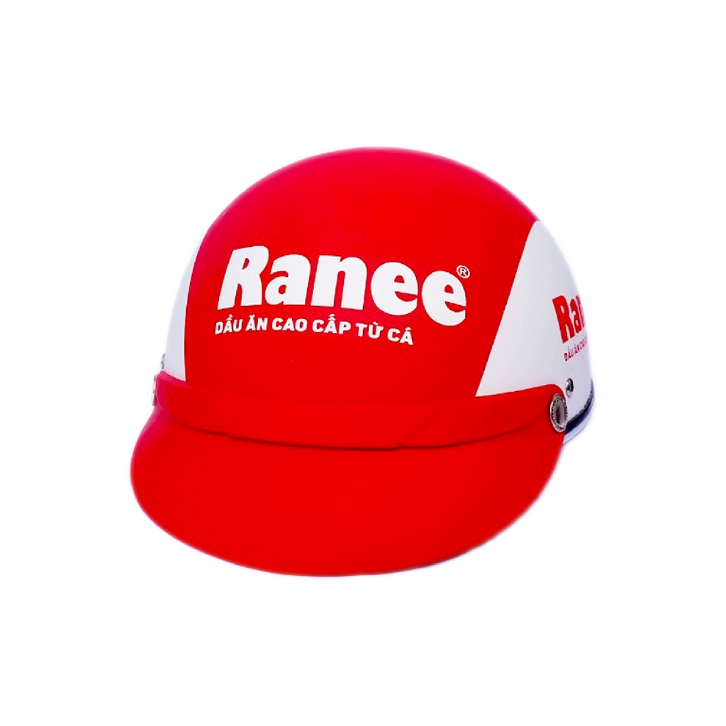 Mũ bảo hiểm Ranee - loại nửa đầu (Hàng tặng kèm)