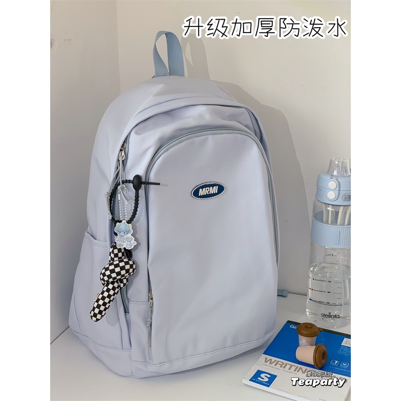 Cặp đi học nữ trơn basic, Balo học sinh thời trang ulzzang hàn quốc giá rẻ B374