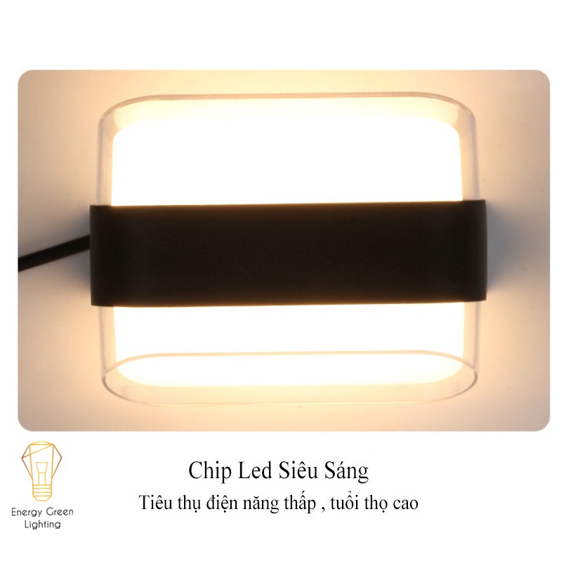 [ Nhiều Mẫu ] Đèn Tường Energy Green Lighting Đèn Hiên Nhà - Đèn Gắn Cổng - Phong cách Bắc Âu - Thân Nhôm Chống Nước Cao