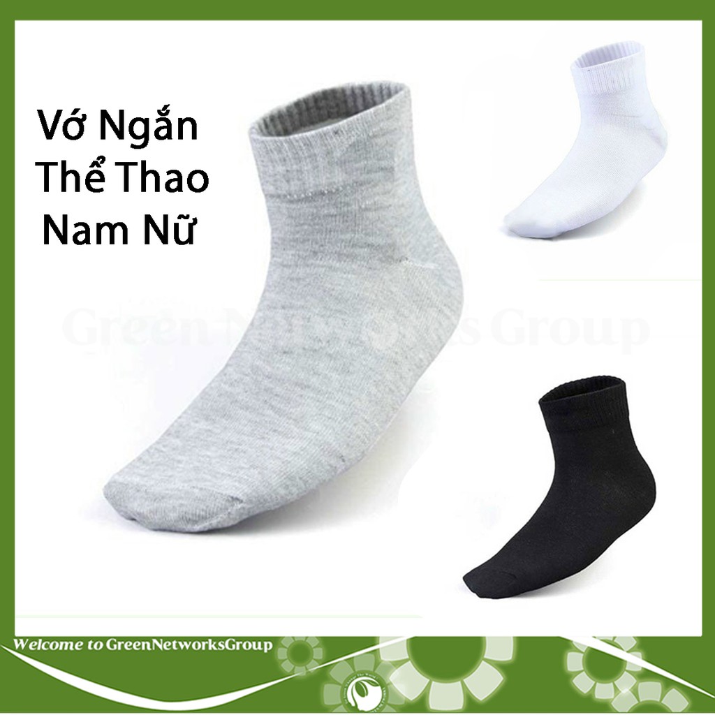 Vớ ngắn thể thao nam nữ Greennetworks ( 1 Đôi )