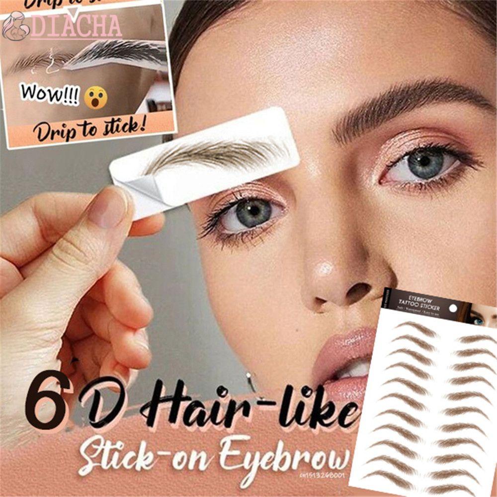 Miếng Dán Hình Xăm Lông Mày 6D Không Thấm Nước