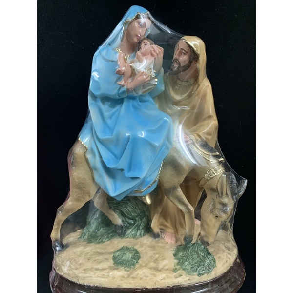 Tượng công giáo- Tượng thánh gia chạy nạn cao 30cm