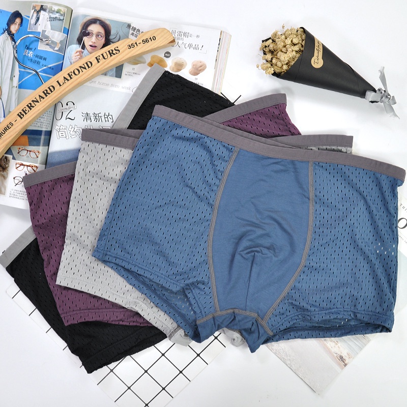 Bộ 4 quần sịp đùi nam MENS - BX3144