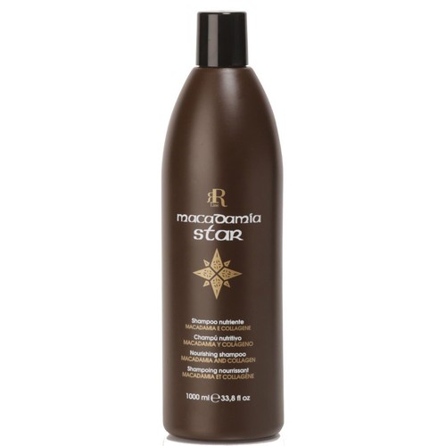 Dầu gội chăm sóc và phục hồi tóc hư tổn với hương thơm quyến rũ Rrline Macadamia Collagen Star Shampoo 1000ml