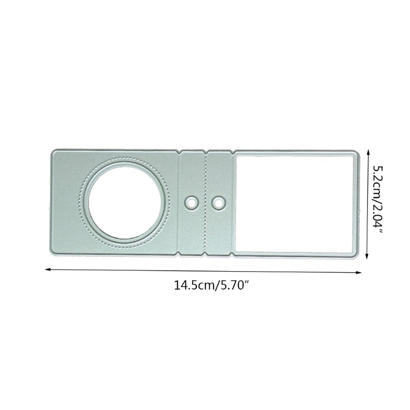 Khuôn cắt giấy tạo hình tròn/ chữ nhật trang trí sổ tay