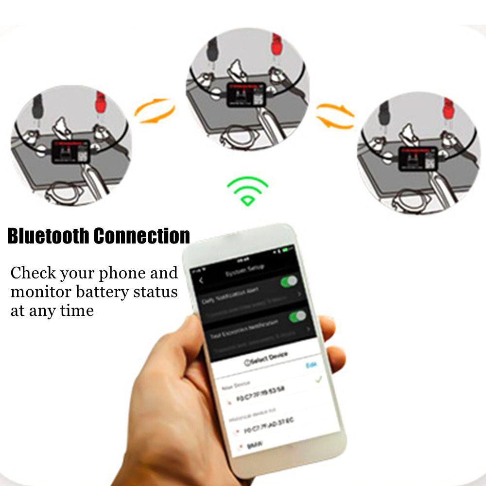 Thiết Bị Kiểm Tra Điện Áp Ắc Quy Xe Hơi 12V Bluetooth 4.0
