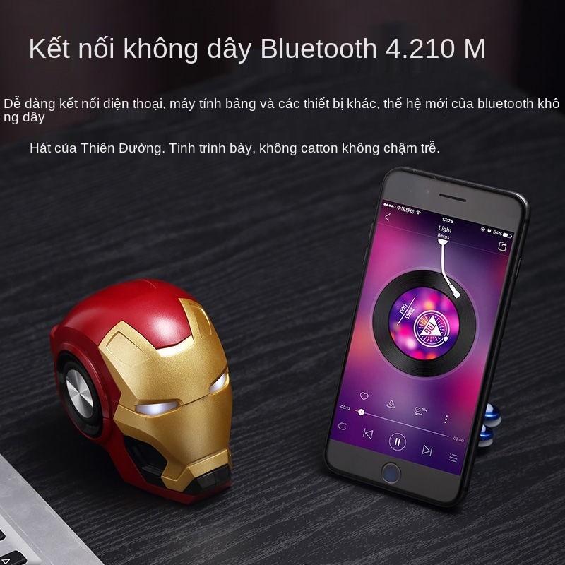 Loa Bluetooth Thép Mũ Bảo Hiểm Bluetooth Âm Thanh Âm Thanh Lớn - Âm Thanh Siêu Chất Lượng - Thiết Kế Siêu Chất