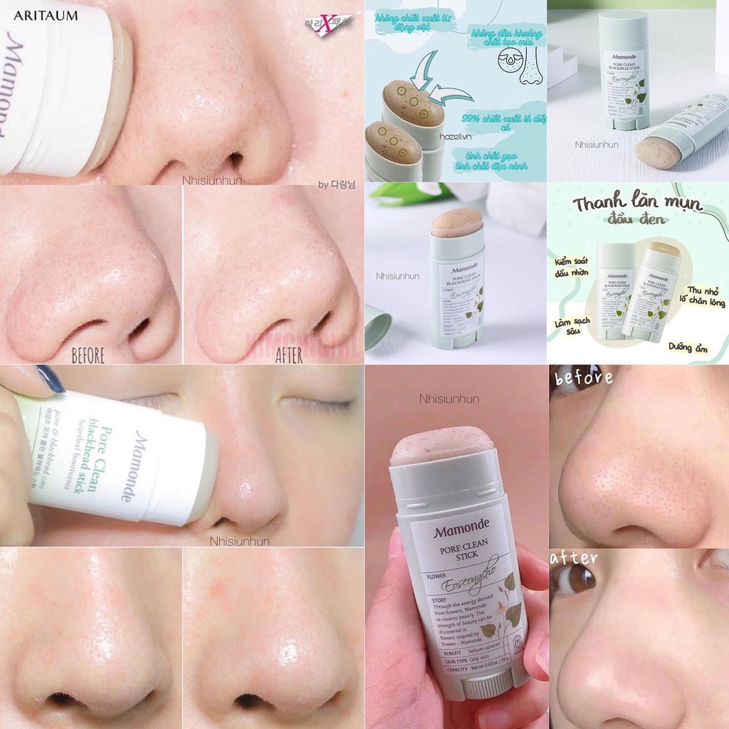 THANH LĂN MỤN ĐẦU ĐEN MAMONDE PORE CLEAN BLACKHEAD STICK