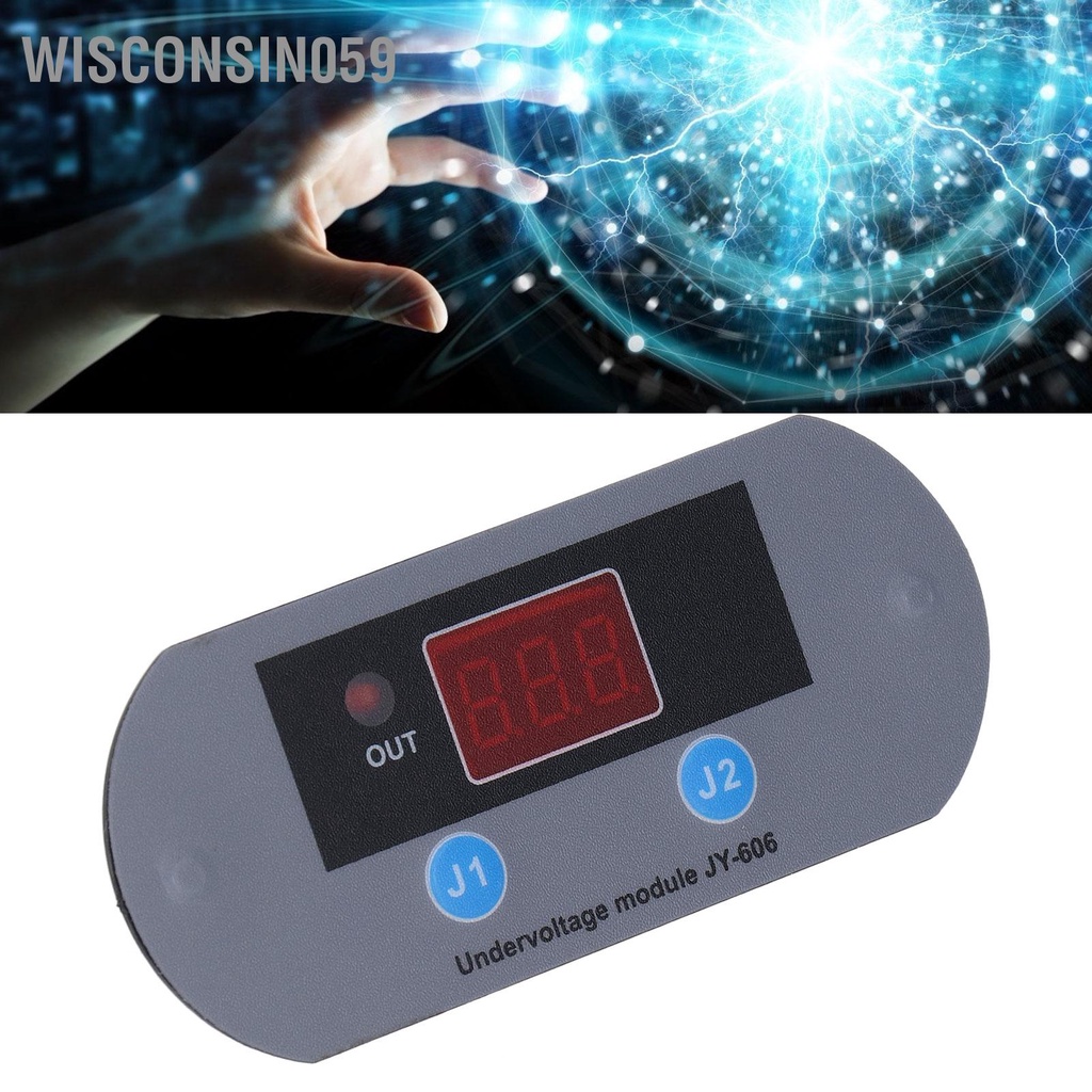 Wisconsin059 Bộ điều khiển dưới điện áp Mô-đun bảo vệ quá tải Bảng pin yếu Tắt nguồn DC 10‑15V