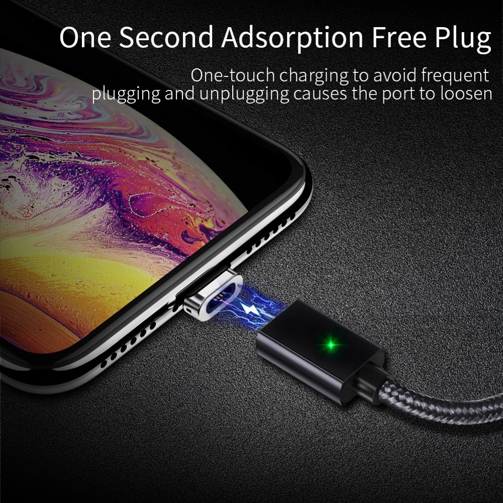 Dây Cáp Sạc Nam Châm 4pin 5a Qc3.0 Micro Usb Type-C Chất Lượng Cao