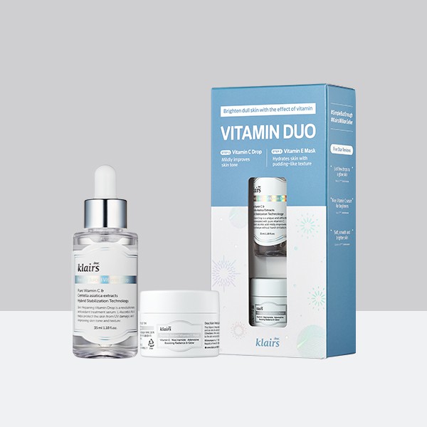 BỘ ĐÔI (có tách lẻ) DƯỠNG TRẮNG Klairs Vitamin Duo Trial Kit