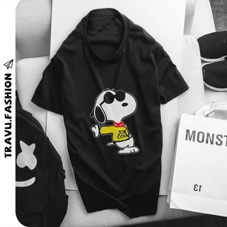 Áo phông nam ngắn tay❤️ Freeship 50K❤️chất thun 4 chiều in Snoppy CZ98
