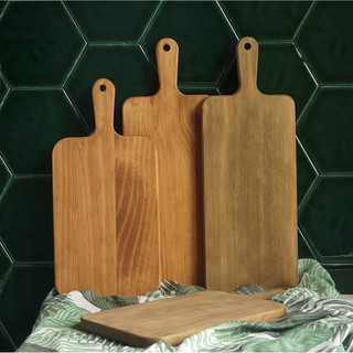 THỚT GỖ CHEF TEAK Đẳng Cấp Phong Cách Âu Mỹ - Dùng Cắt Thái Chặt - Trang Trí Thức Ăn 380x210x25mm