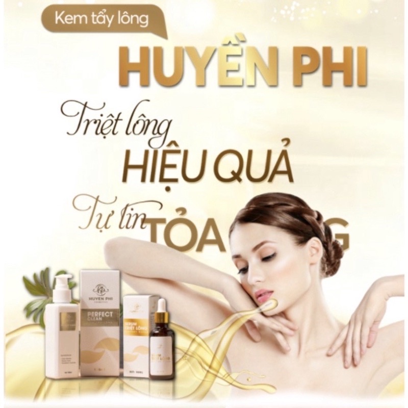 Kem tẩy lông Huyền Phi triệt lông vĩnh viễn kèm serum