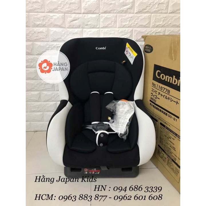 Ghế ngồi ô tô trẻ em Combi wego Limited cho bé 0 đến 4 tuổi hàng Nội Địa Nhật