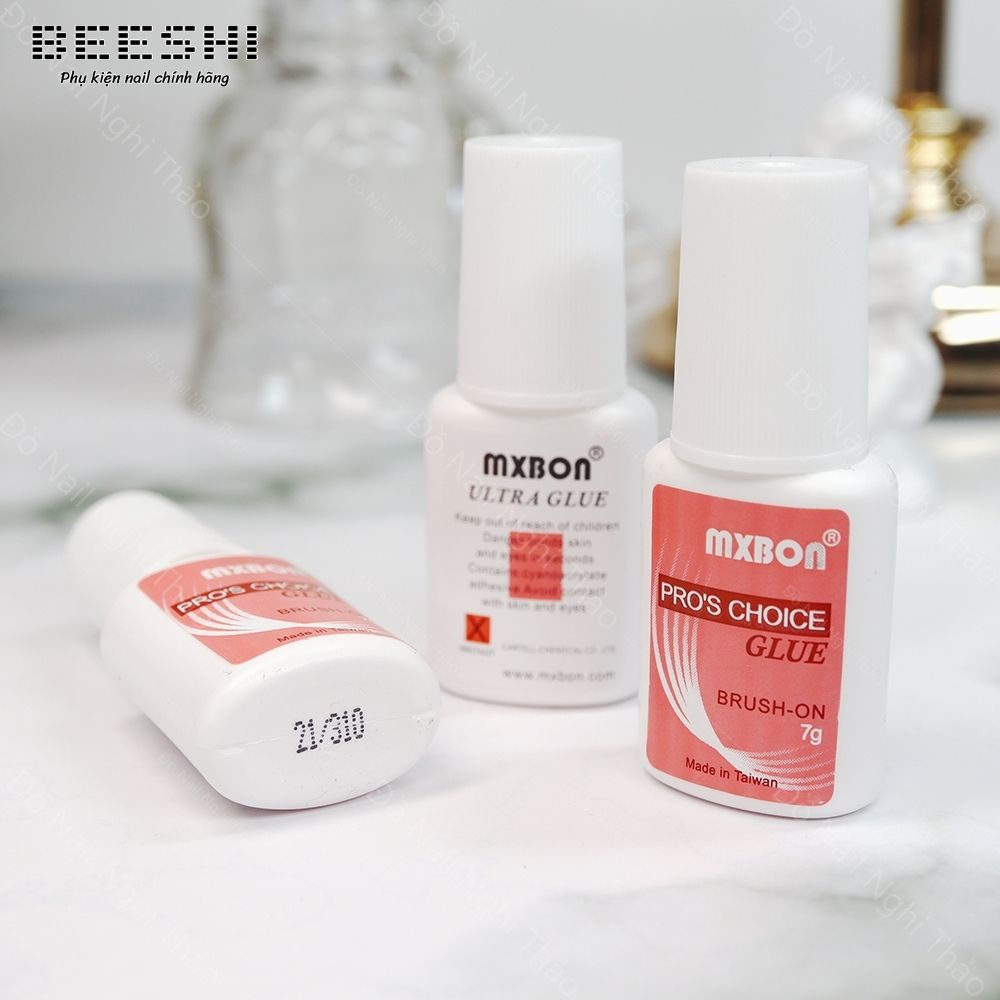Keo mxbon làm nail gắn móng úp, nối móng, đính đá- beeshi shop nail