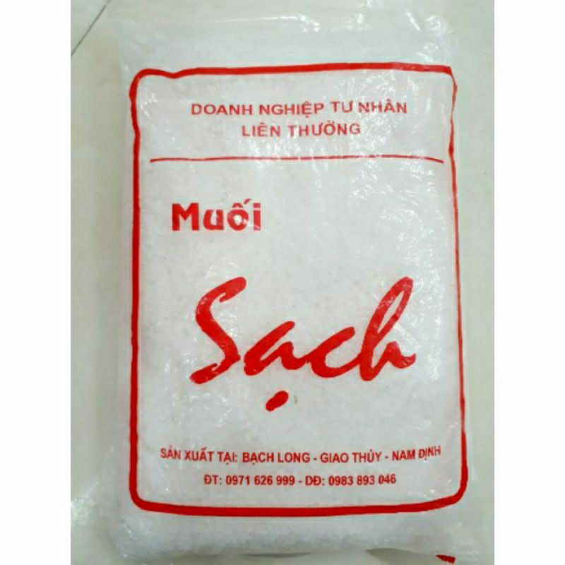 muối hạt sạch 1kg