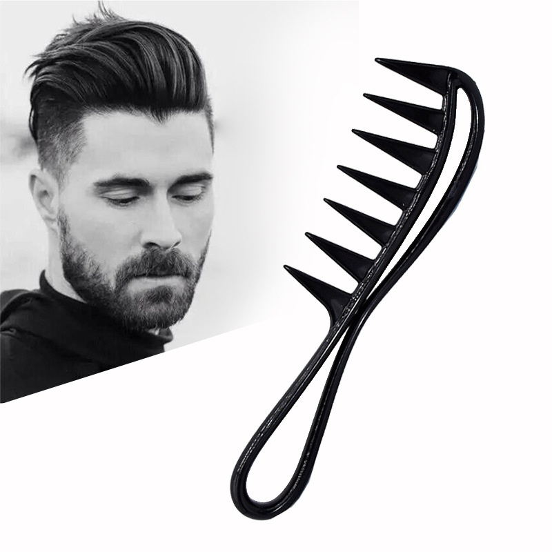 [Hàng mới về] Lược nhựa răng cá mập chải tạo kiểu xoăn mát xa cho salon