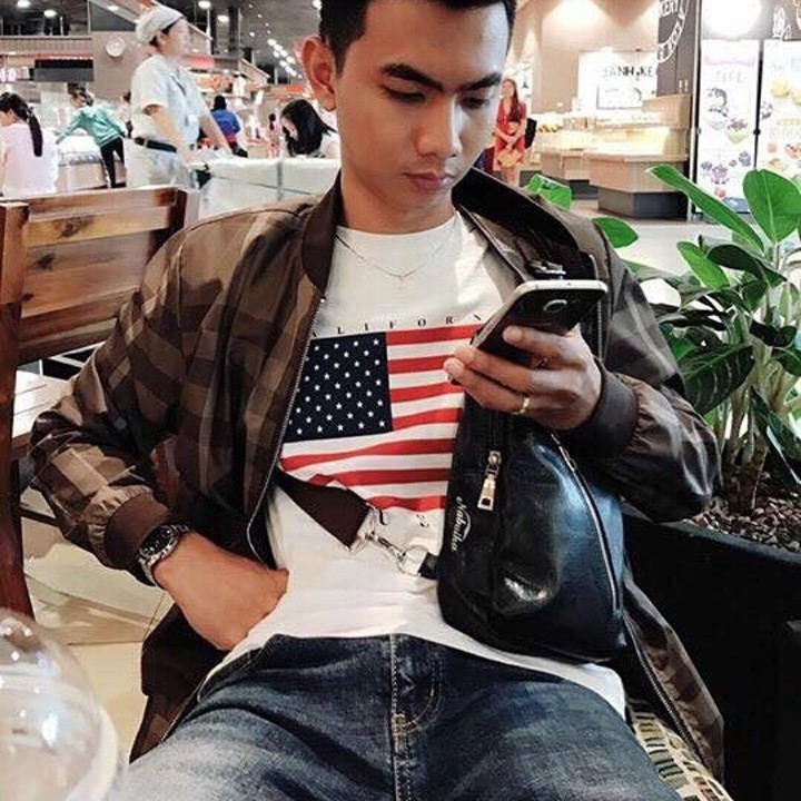 Áo Thun Nữ Màu Trắng In Hình Cờ Mỹ USA Local Brand DLX Form Basic Áo Phông Nữ Đẹp Thun 35% Cotton