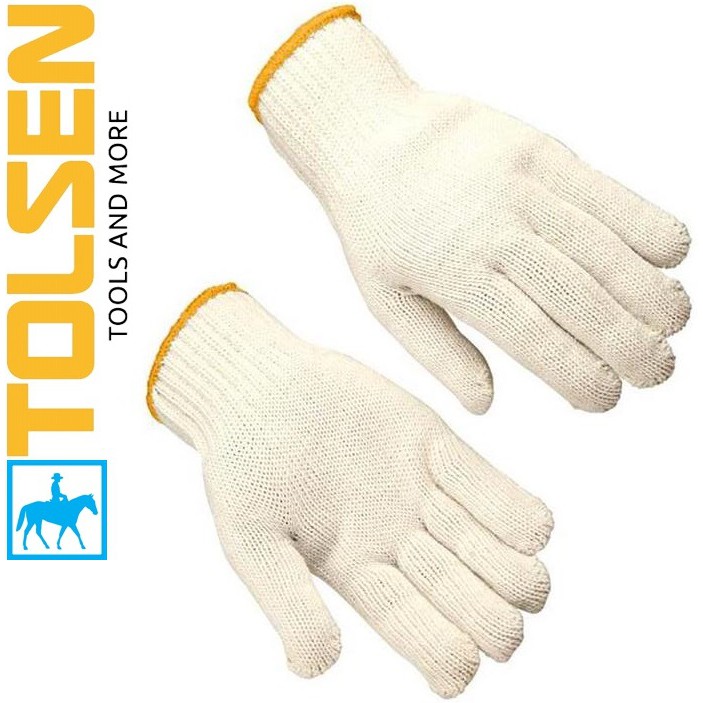 Bao Tay Găng Tay Bảo Hộ Lao Động Vải Len size XL Working Gloves TOLSEN 45001