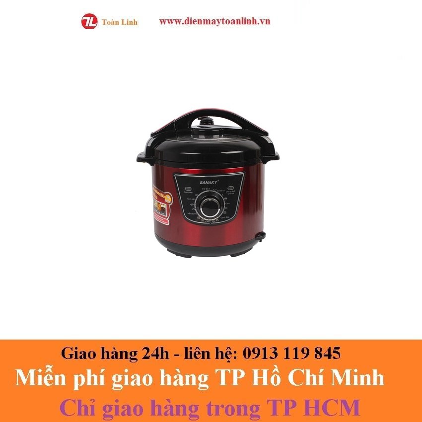 Nồi áp suất điện Sanaky AS.SNK 54C 5 Lít - Hàng chính hãng